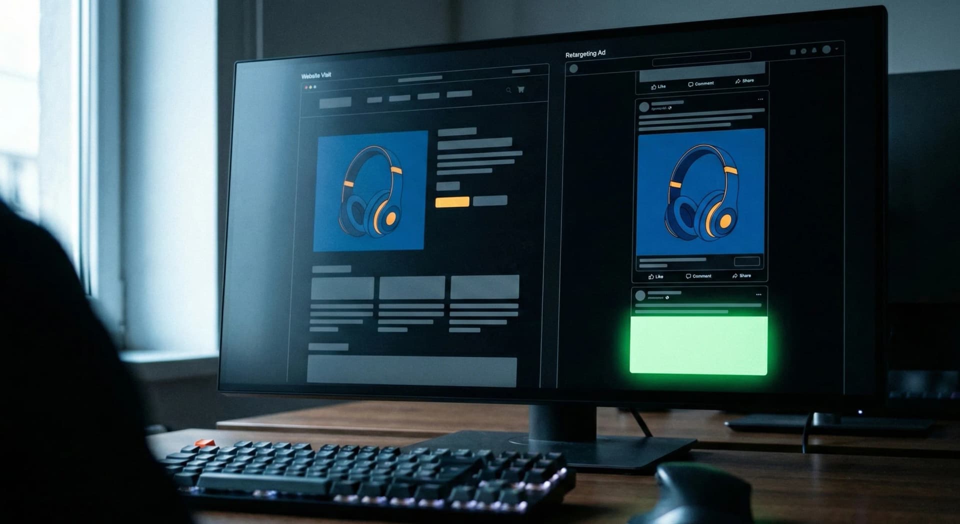 Shfaqja e reklamave të retargetimit të fuqishëm nga strategjia e remarketingut të Connascent