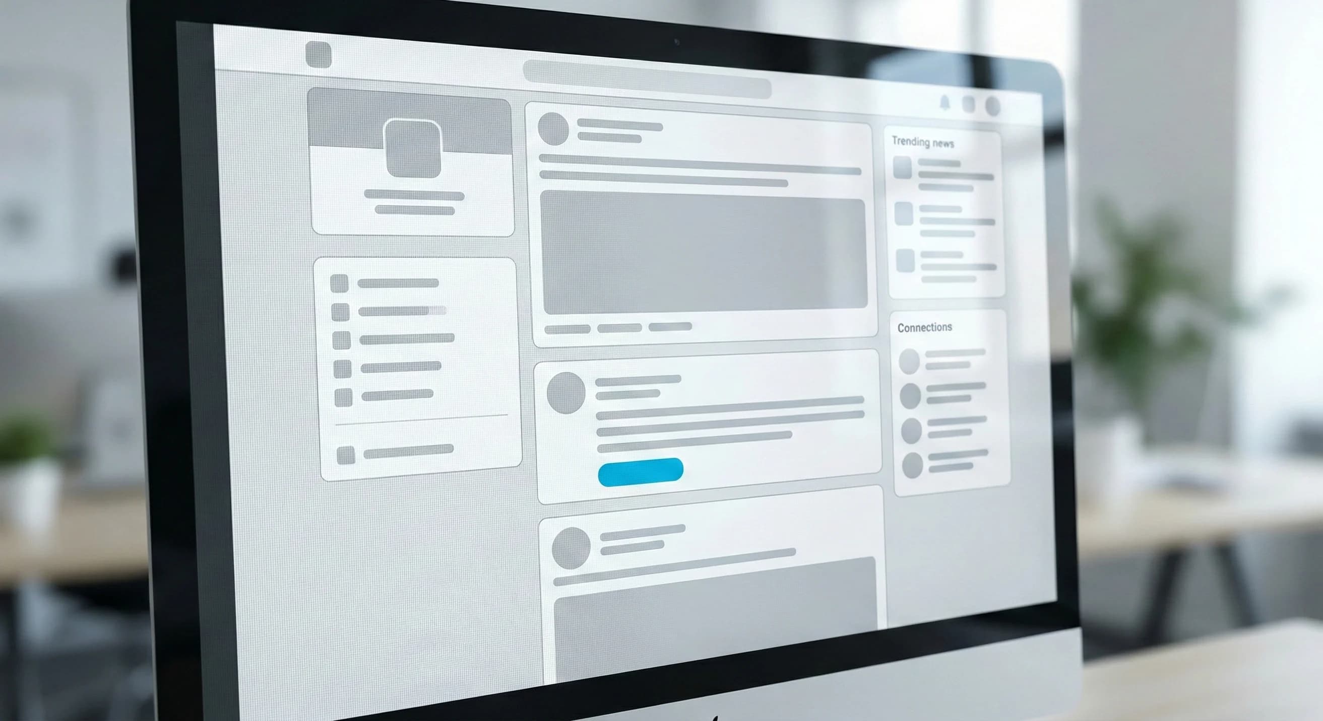 Connascent LinkedIn Ads display mockup showing B2B campaign targeting