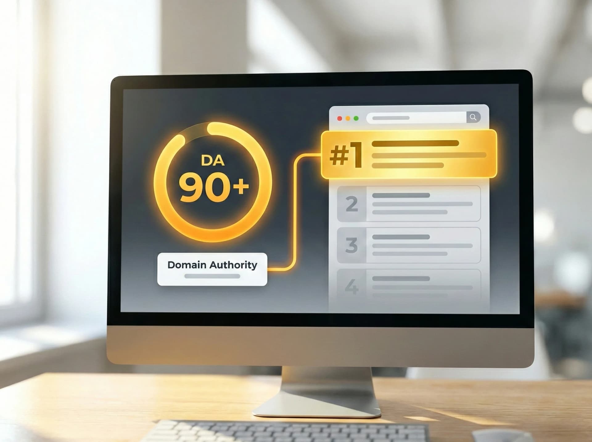 Faqja duke arritur autoritet më të lartë domeni dhe renditje top përmes ndërtimit të lidhjeve Connascent