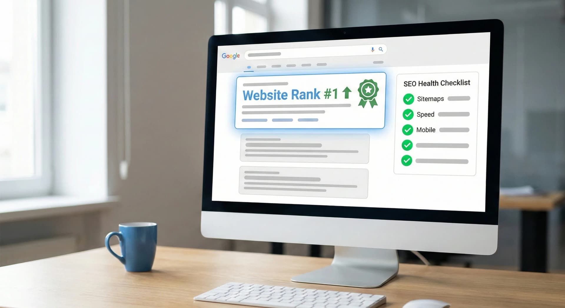 Paneli SEO WordPress duke treguar rezultatet e optimizimit të arritura me Connascent