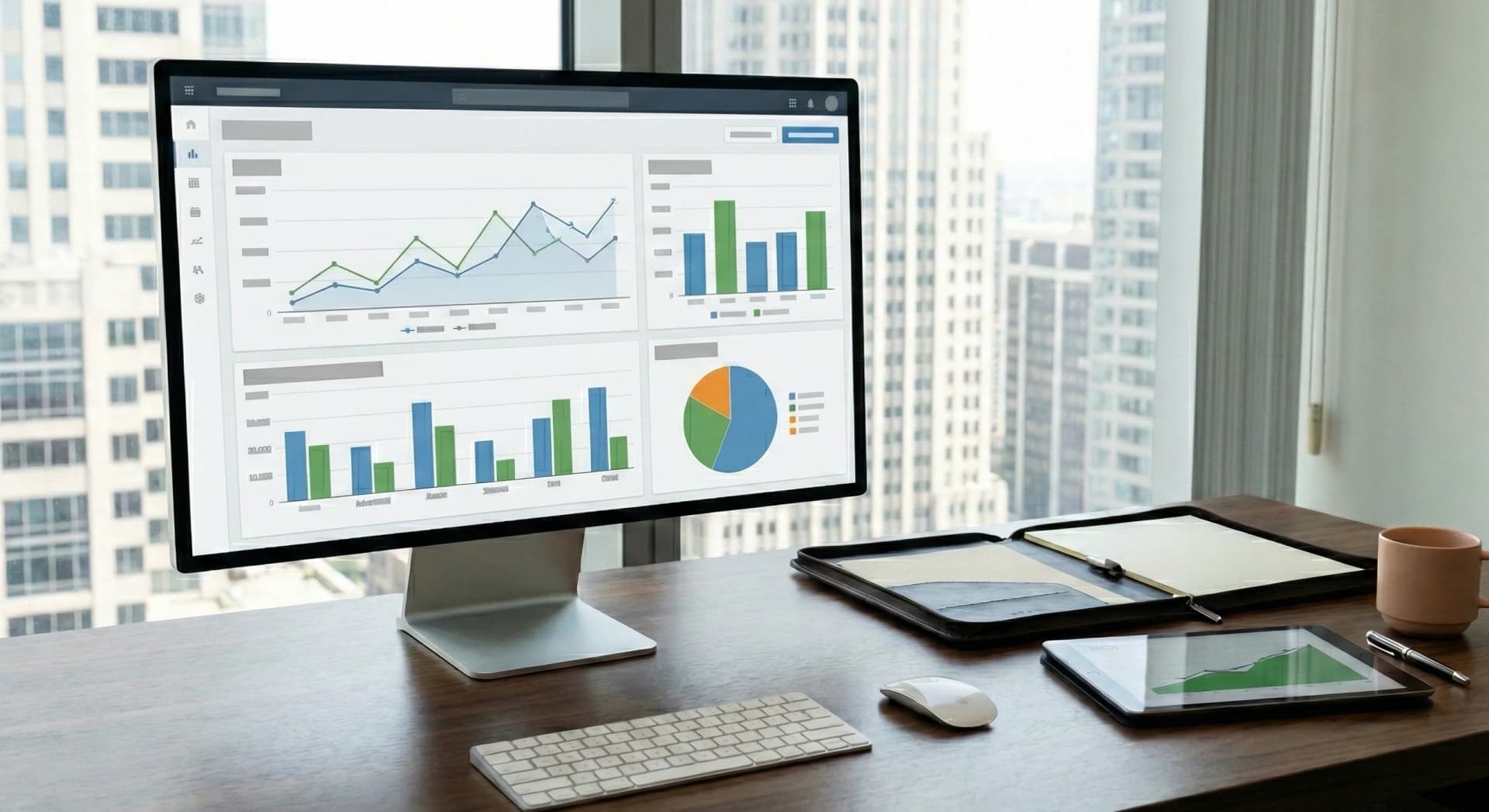C-suite executive reporting dashboard for enterprise advertising by Connascent