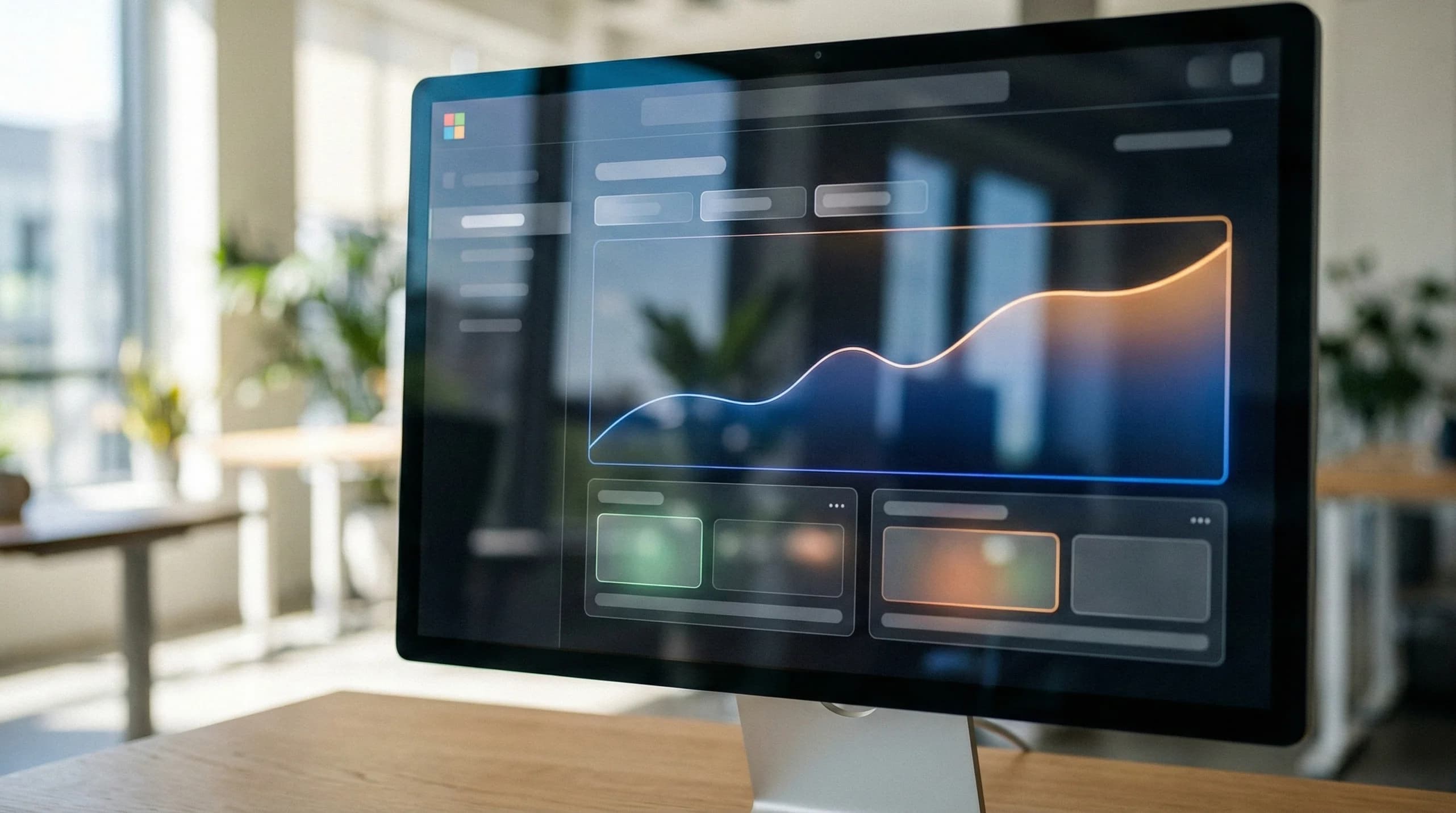 Connascent Microsoft Ads performance dashboard showing campaign growth metrics