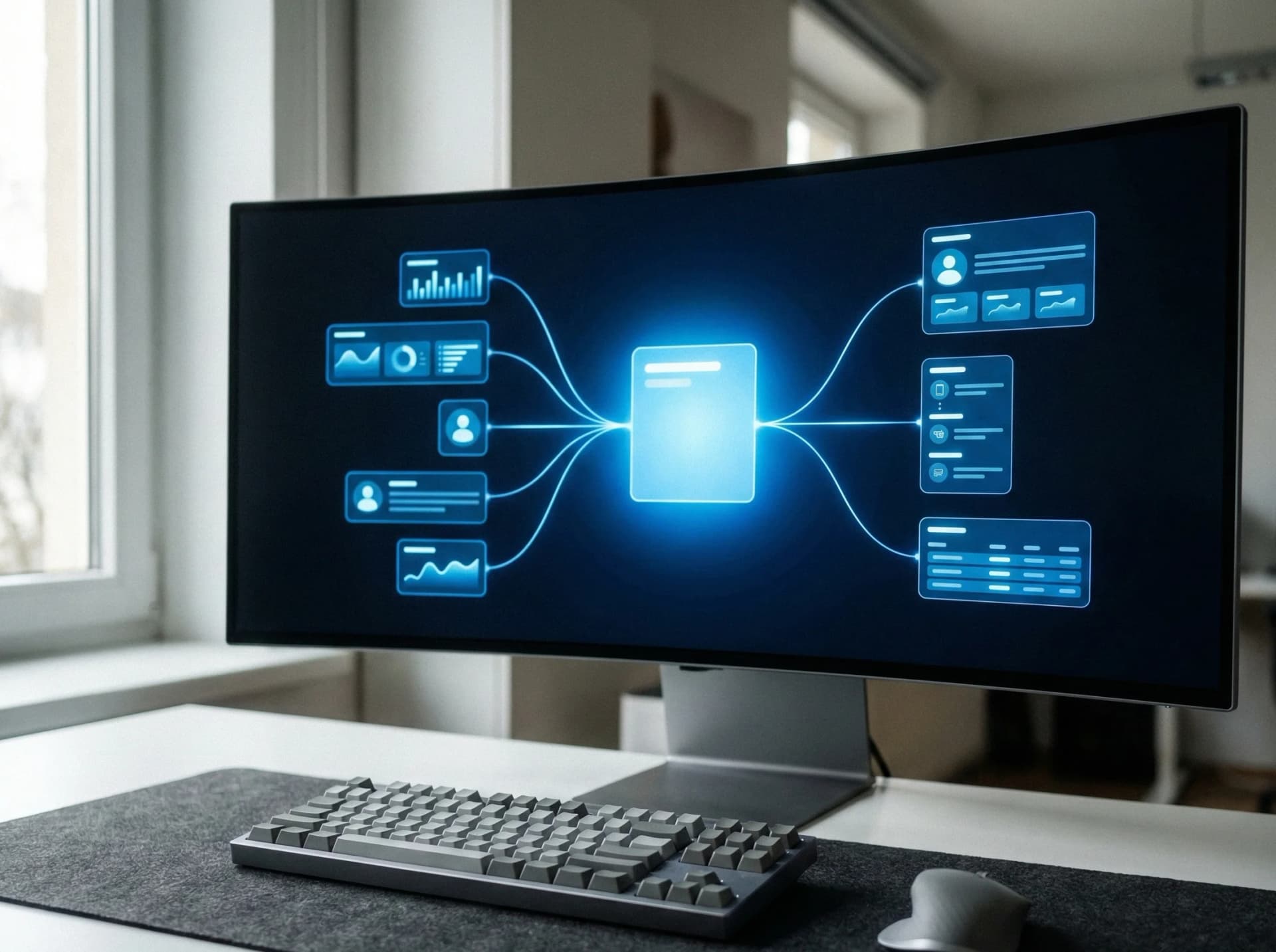Centralized data management flow diagram for Connascent web application architecture