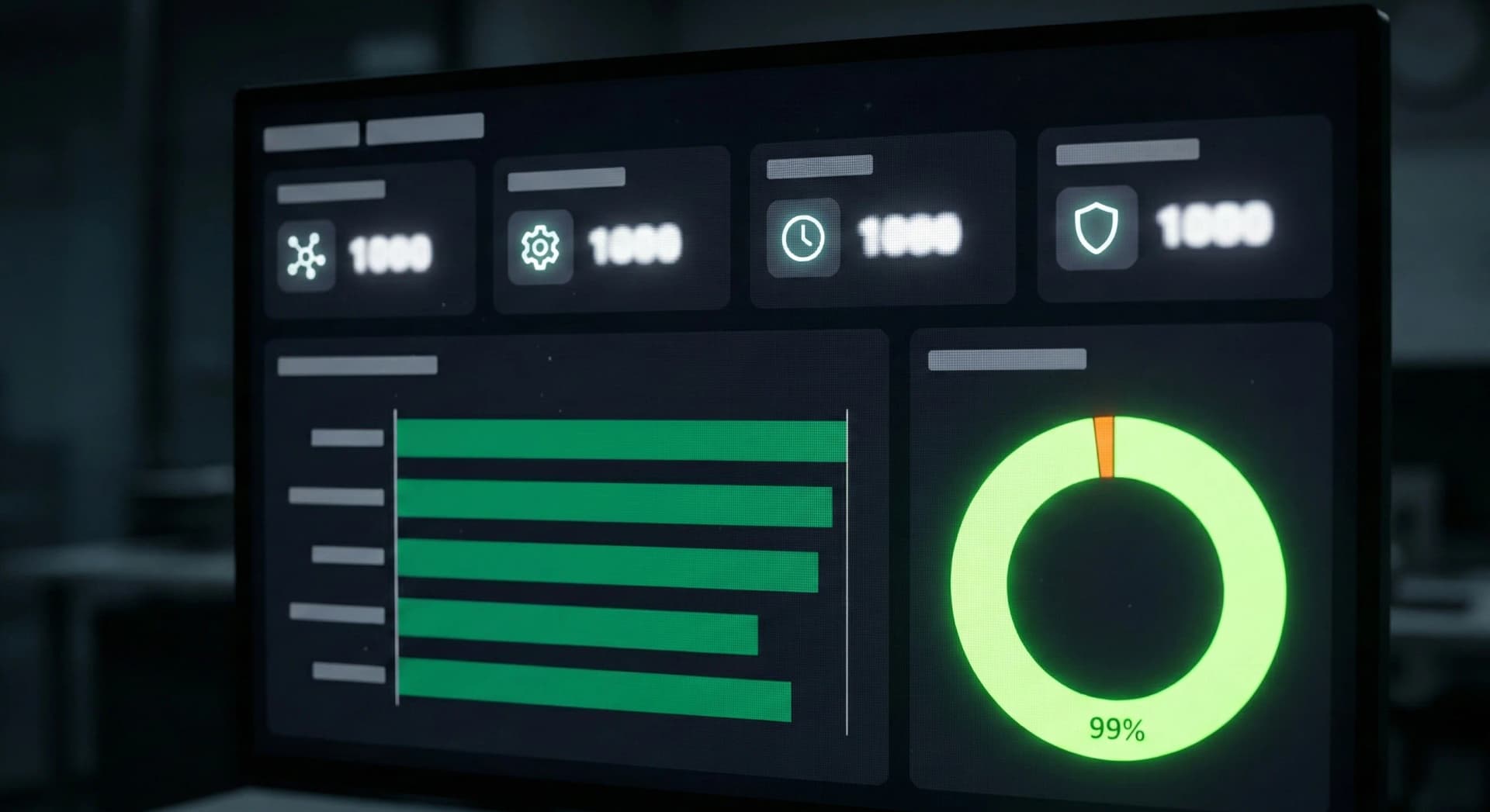 24/7 website monitoring dashboard ensuring performance with Connascent maintenance