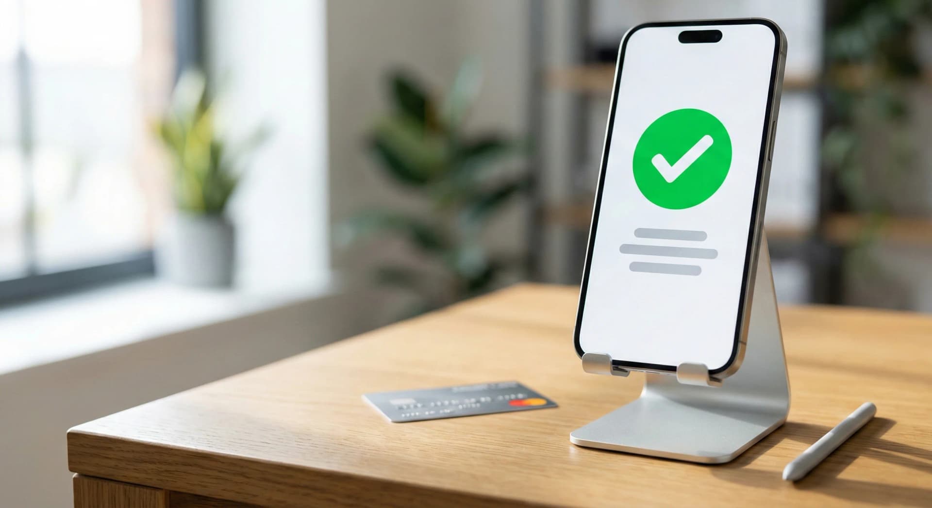 Smartphone displaying confirmed transaction showing higher conversions from Connascent speed optimization